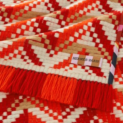 レッド - レディス, スカーフ、ショール＆マフラー, カシミア